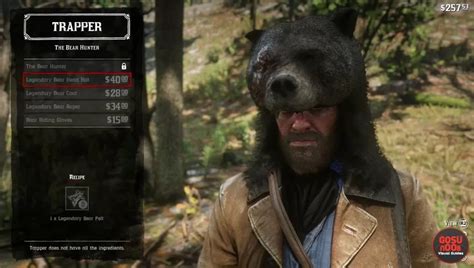rdr2 trapper locations|legendary bear pelt rdr2.